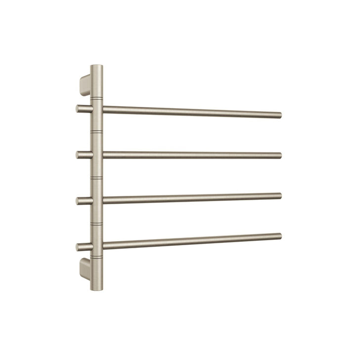 Thermorail Straight Round 4 Bar Swivel Heated Towel Ladder 595m x 540mm