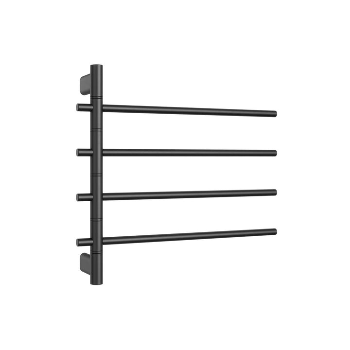 Thermorail Straight Round 4 Bar Swivel Heated Towel Ladder 595m x 540mm
