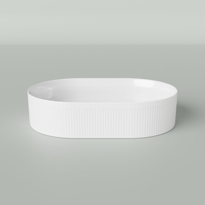 Marquis Stadia Fluted Above Counter Ceramic Basin