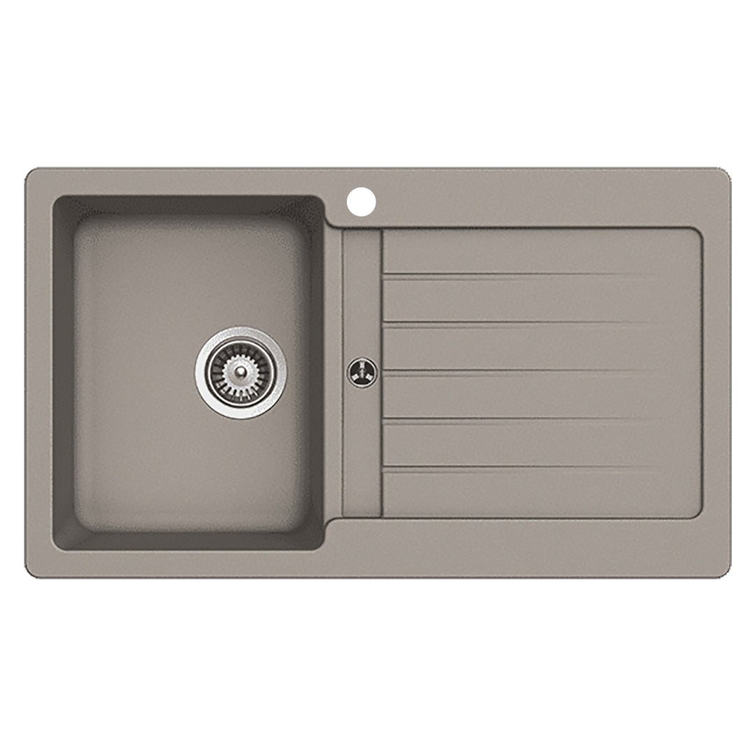 Schock Typos D100 1TH Left Hand Single Bowl Sink - Design 10