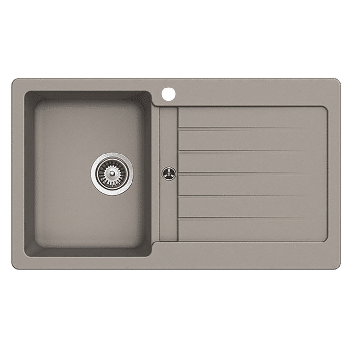 Schock Typos D100 1TH Left Hand Single Bowl Sink - Design 10