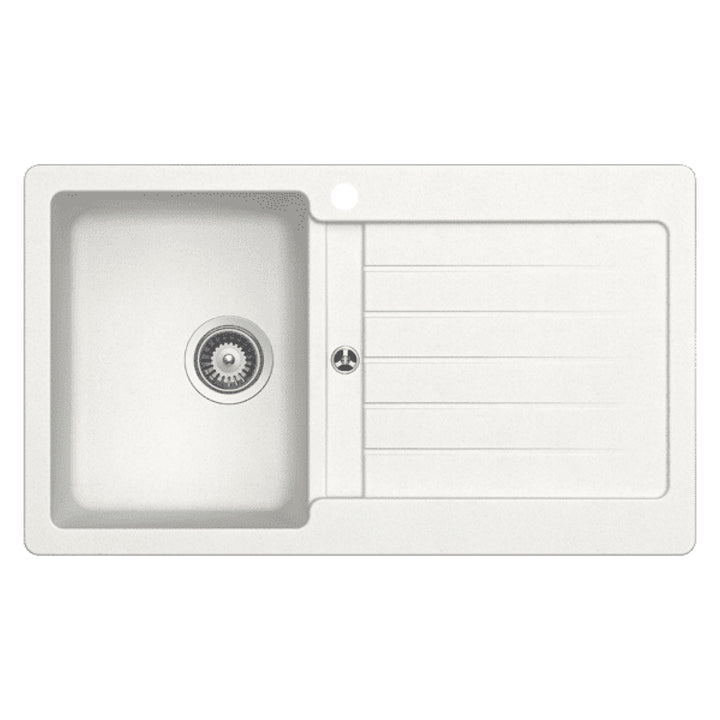 Schock Typos D100 1TH Left Hand Single Bowl Sink - Design 10