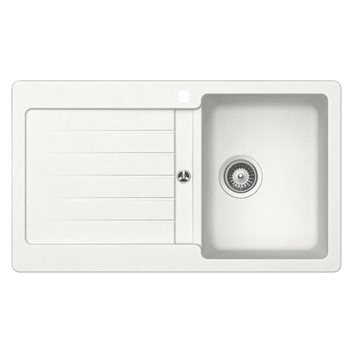 Schock Typos D100 1TH Right Hand Single Bowl Sink - Design 10