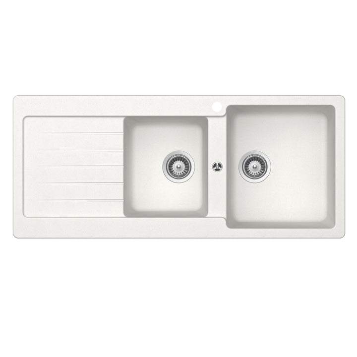 Schock Typos 1TH 1 & 3/4 Right Hand Bowl Drainer Sink - Design 10