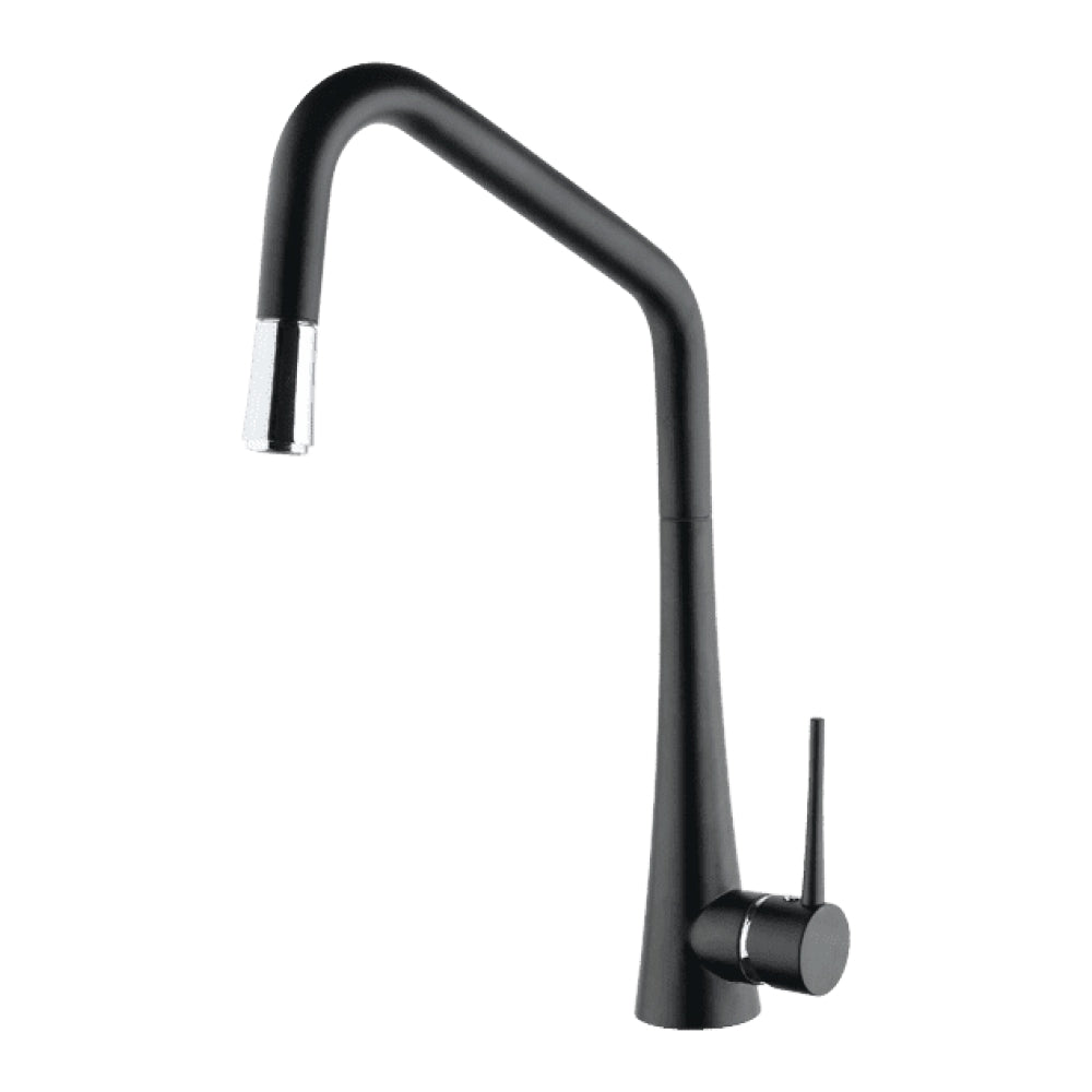Abey Tink-D Pull Out Kitchen Sink Mixer Lead Free Matte Black