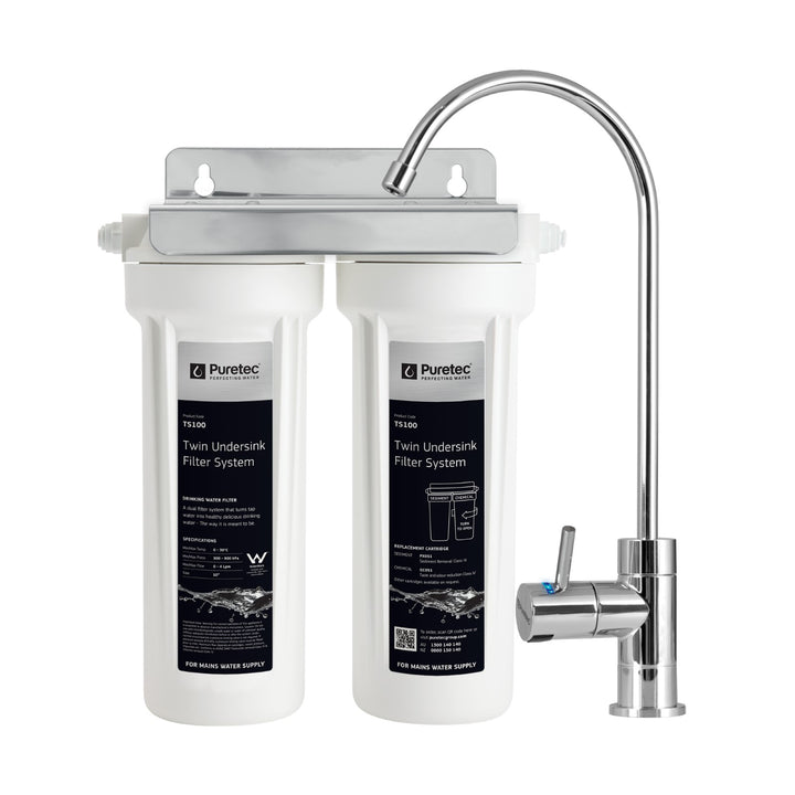 Puretec TS100 Twin Undersink Water Filter Tap Kit
