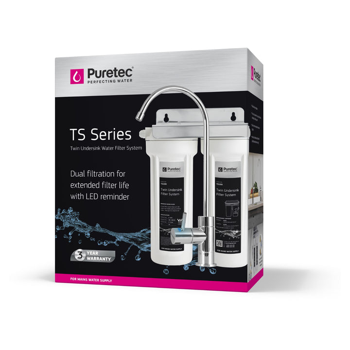 Puretec TS100 Twin Undersink Water Filter Tap Kit