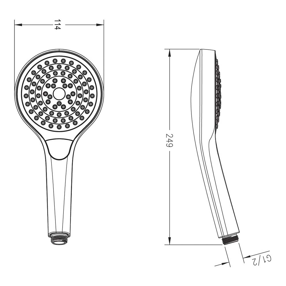 Villeroy & Boch Embrace Handpiece Hand Shower - Design 10