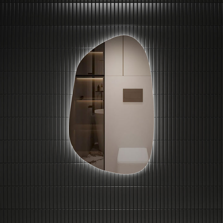 Aulic Tarcoola Asymmetric LED Mirror 553 x 903mm