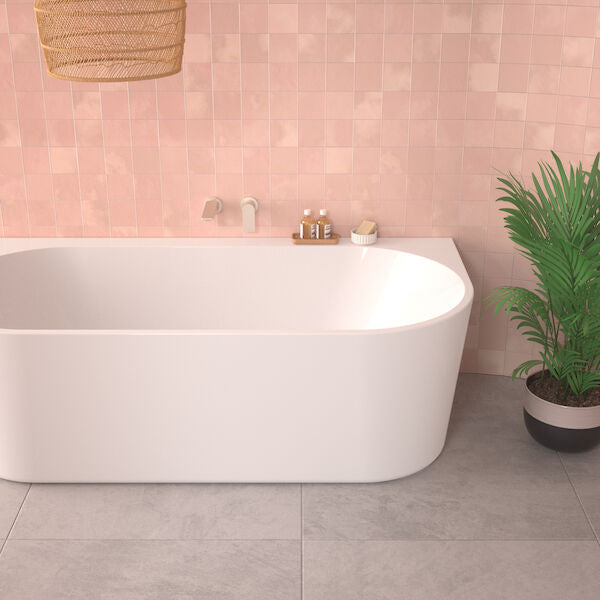 Caroma Urbane II Back To Wall Freestanding Bath
