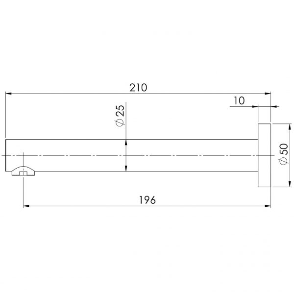 Phoenix Vivid Wall Basin Outlet 200mm - Design 10