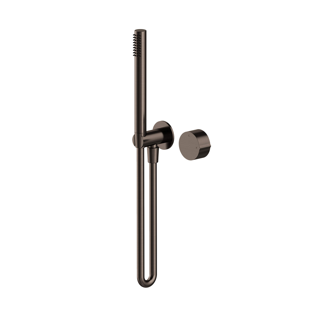 Venn Shower Mixer Tubular Hand Shower Set Dark Bronze