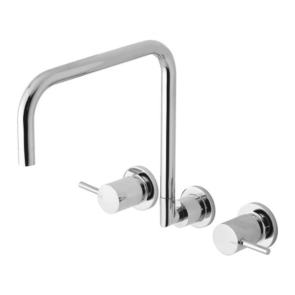 Phoenix Vivid Pin Lever Squareline Wall Sink Set - Design 10