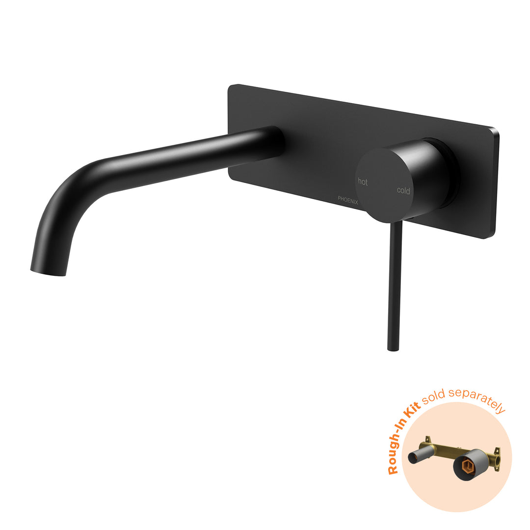Phoenix Vivid Slimline SwitchMix Wall Basin / Bath Mixer Set 180mm (Fit-Off Kit Only) – Lead Free - Design 10