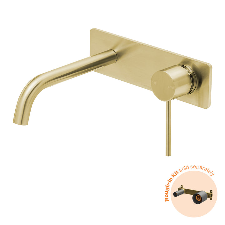 Phoenix Vivid Slimline SwitchMix Wall Basin / Bath Mixer Set 180mm (Fit-Off Kit Only) – Lead Free - Design 10