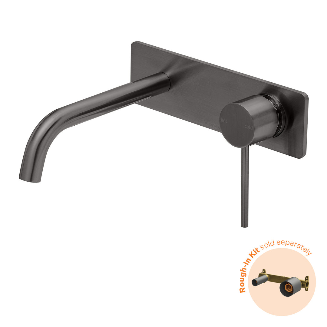 Phoenix Vivid Slimline SwitchMix Wall Basin / Bath Mixer Set 180mm (Fit-Off Kit Only) – Lead Free - Design 10