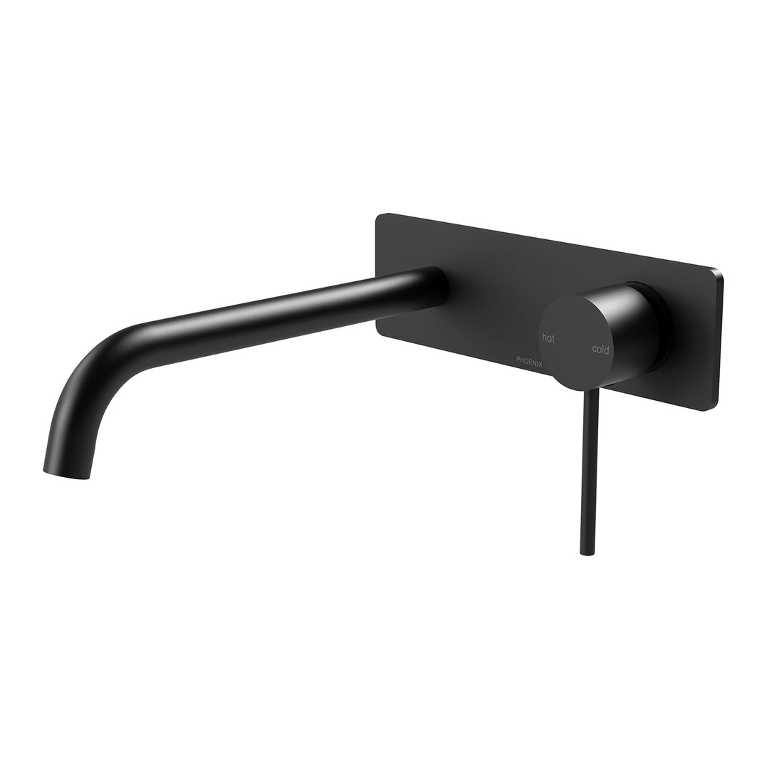 Phoenix Vivid Slimline SwitchMix Wall Basin / Bath Mixer Set 230mm (Complete Kit) – Lead Free - Design 10
