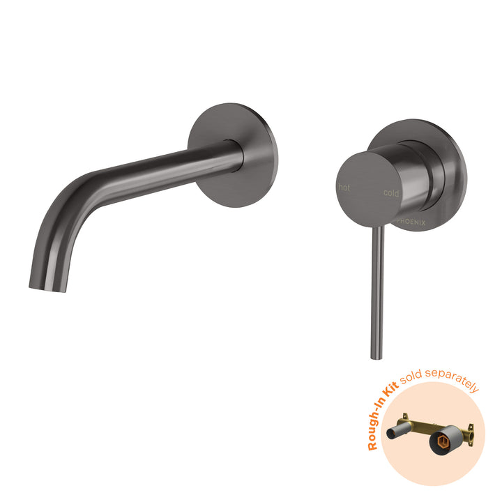 Phoenix Vivid Slimline SwitchMix Wall Basin / Bath Mixer Set 60mm Backplates (Fit-Off Kit Only) – Lead Free - Design 10