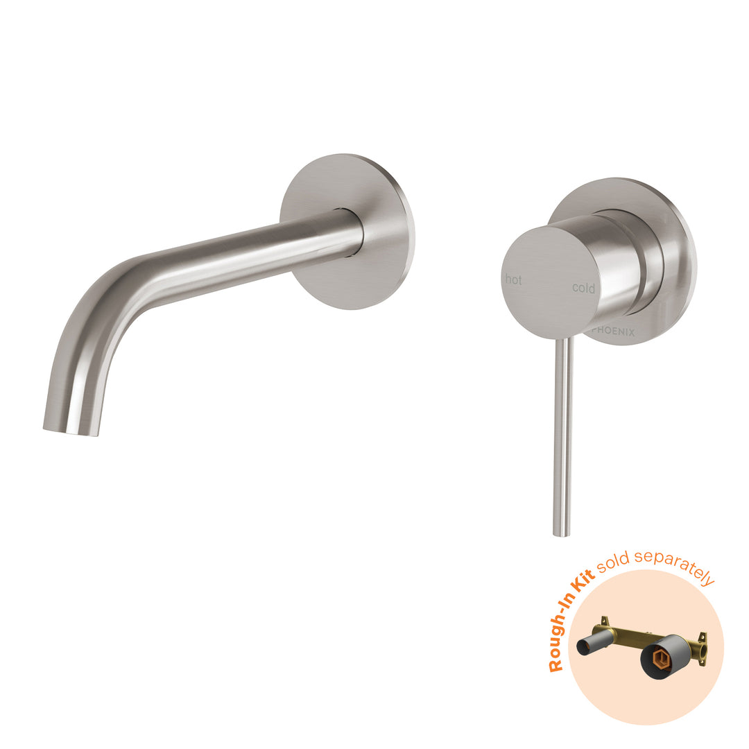 Phoenix Vivid Slimline SwitchMix Wall Basin / Bath Mixer Set 60mm Backplates (Fit-Off Kit Only) – Lead Free - Design 10