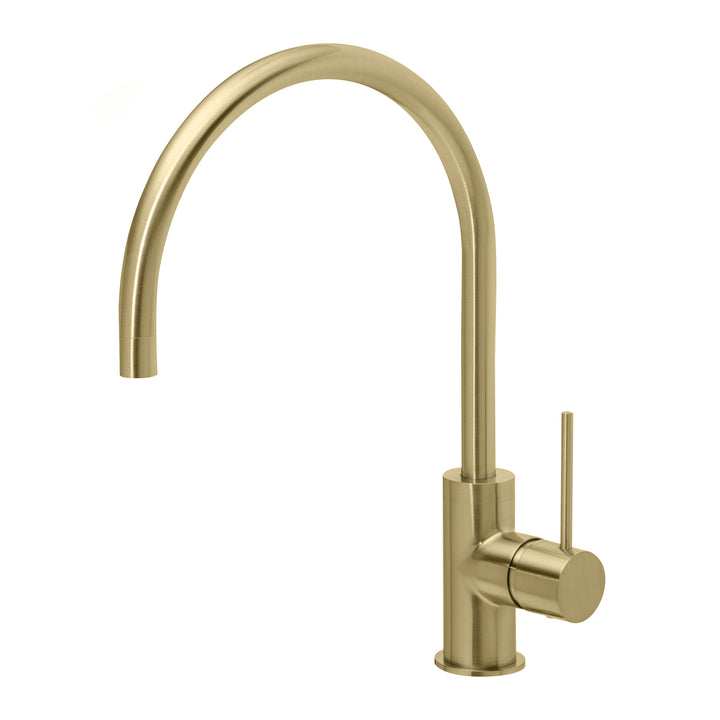 Phoenix Vivid Slimline 220mm Gooseneck Sink Mixer - Design 10