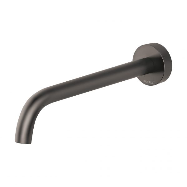 Phoenix Vivid Slimline Wall Bath Outlet 230mm Curved - Design 10