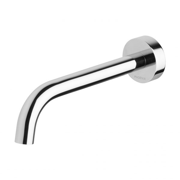 Phoenix Vivid Slimline Wall Bath Outlet 180mm Curved – Lead Free - Design 10