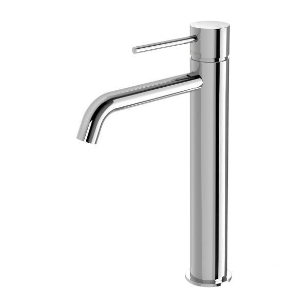 Phoenix Vivid Slimline Curved Outlet Vessel Mixer