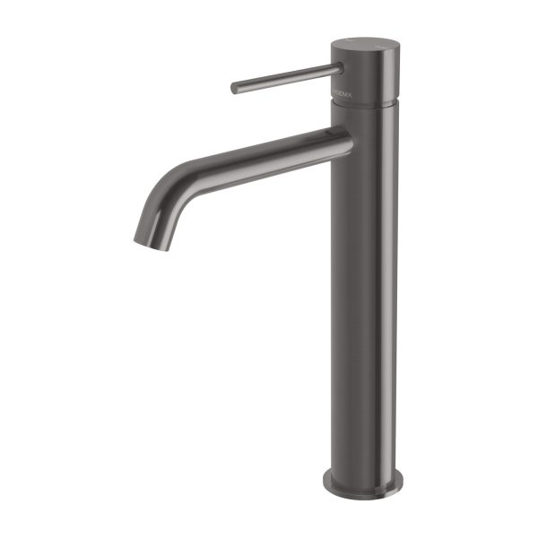Phoenix Vivid Slimline Vessel Mixer Curved Outlet – Lead Free - Design 10