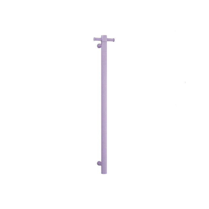 Thermorail 12V Straight Round Pastel Vertical Single Bar Heated Towel Rail 900mm