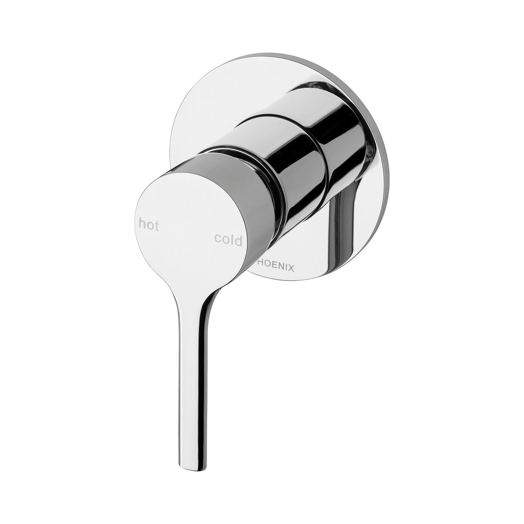 Phoenix Vivid Slimline Oval SwitchMix Shower / Wall Mixer (Complete Kit) – Lead Free - Design 10