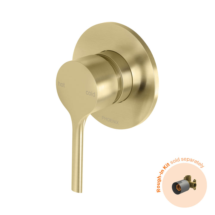 Phoenix Vivid Slimline Oval SwitchMix Shower / Wall Mixer (Fit-Off Kit Only) – Lead Free - Design 10