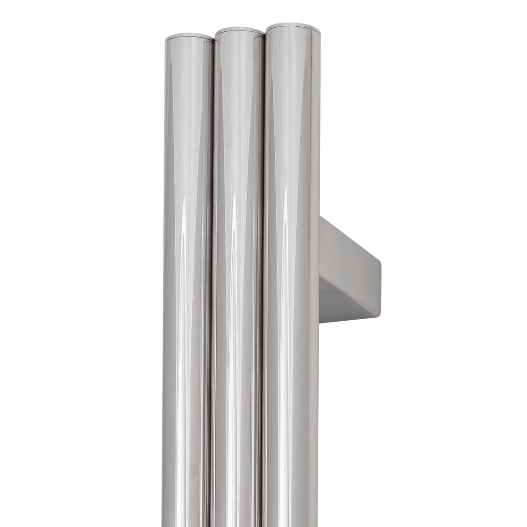 Thermorail 12V Round Vertical Triple Tube Heated Towel Rail 900mm