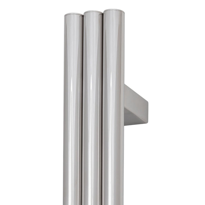 Thermorail 12V Round Vertical Triple Tube Heated Towel Rail 900mm