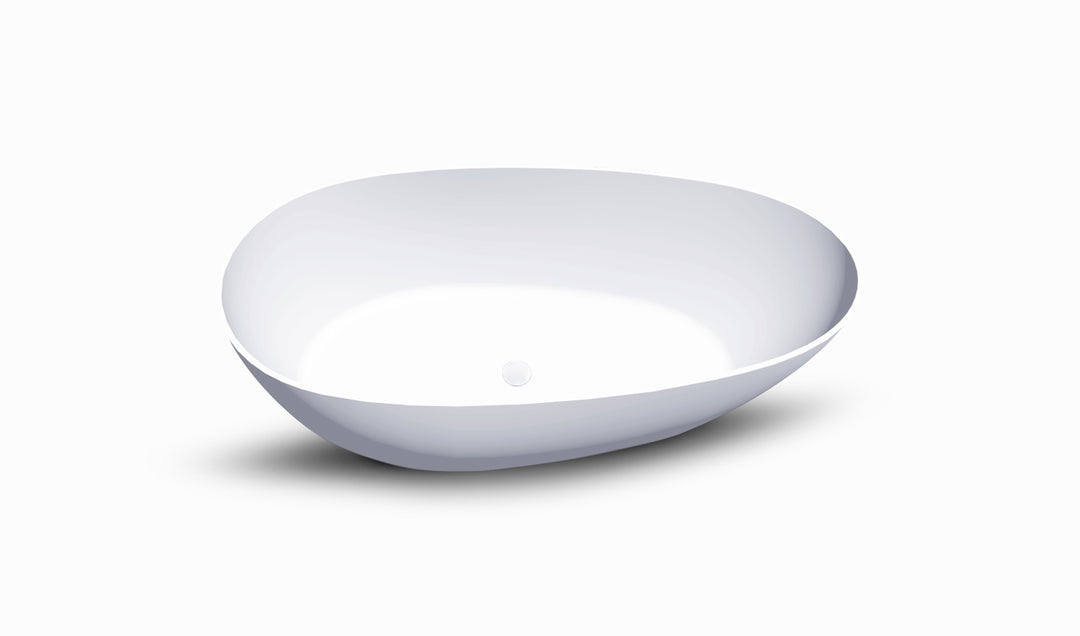 Kaskade Alice Freestanding Stone Bath 1700mm - Design 10