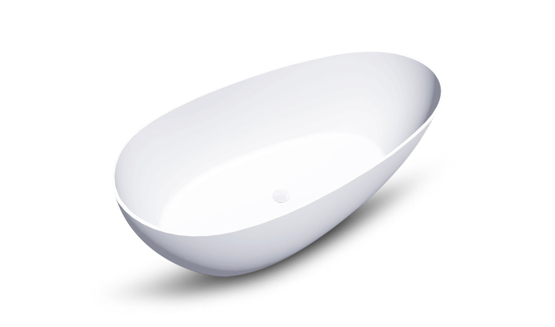 Kaskade VX03 1700 Freestanding Egg-Shaped Stone Bath
