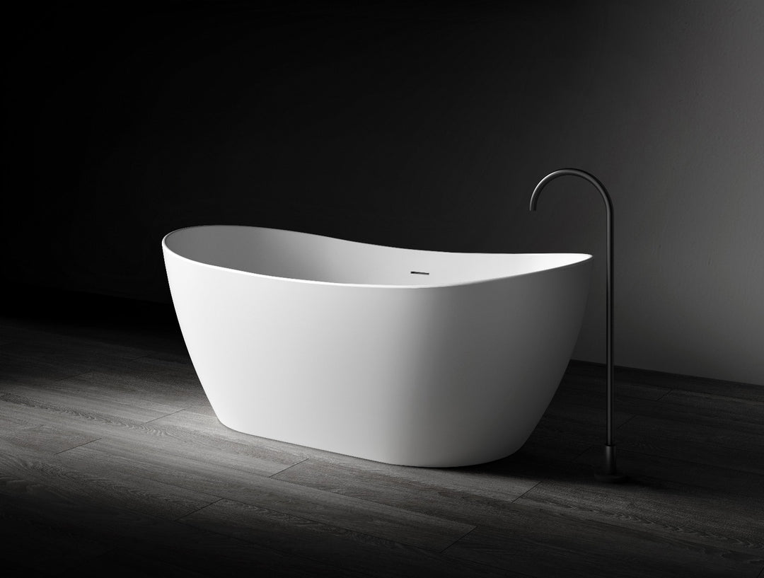 Kaskade Diane Freestanding Oval Stone Bath 1625mm