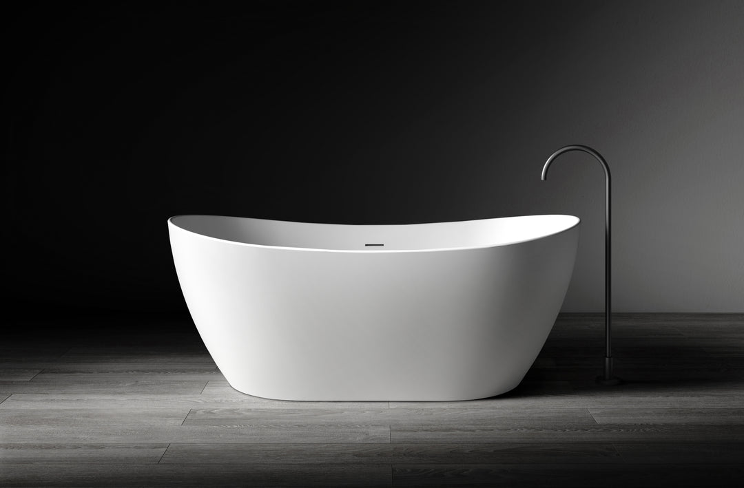 Kaskade Diane Freestanding Oval Stone Bath 1625mm