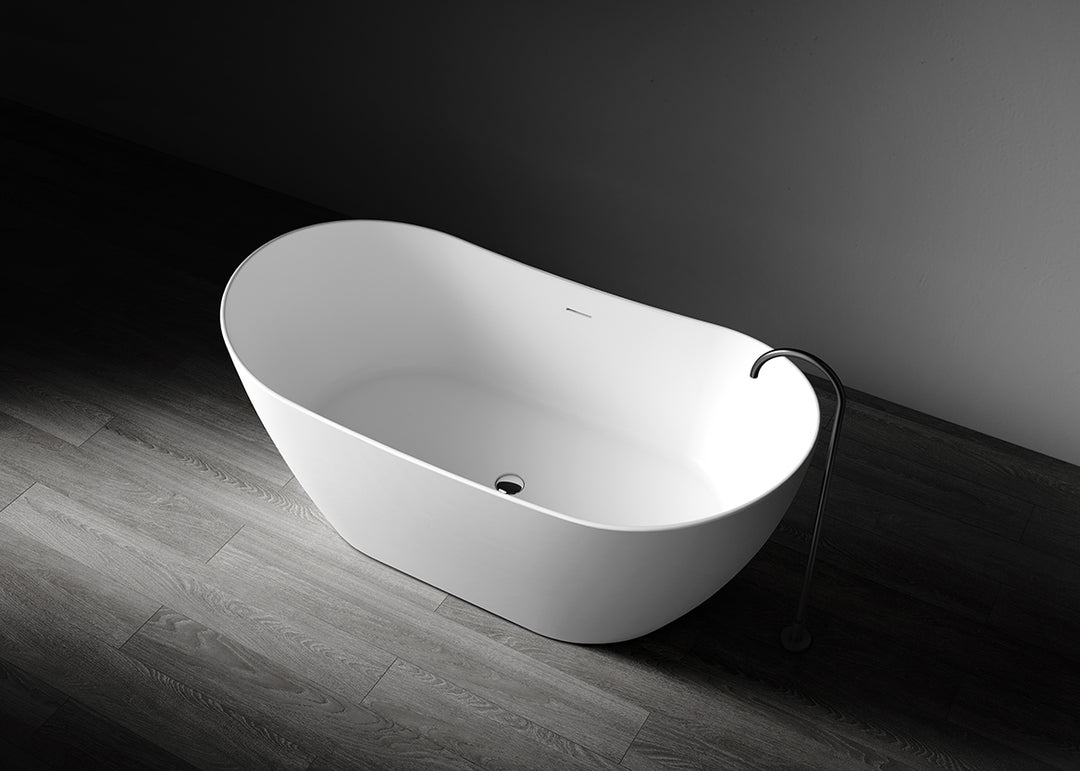 Kaskade Diane Freestanding Oval Stone Bath 1625mm
