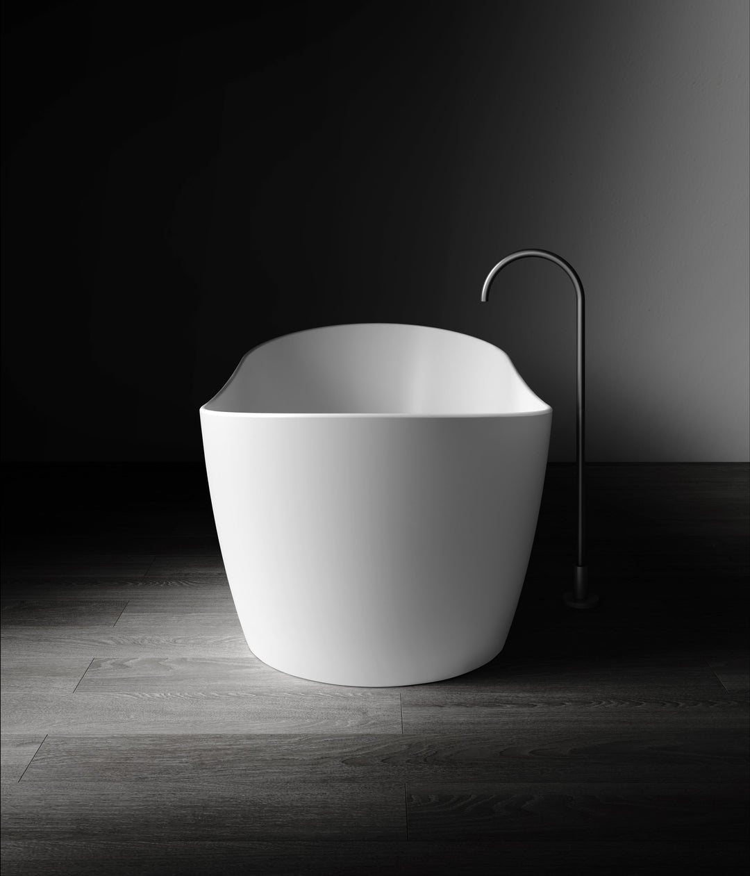 Kaskade Diane Freestanding Oval Stone Bath 1625mm