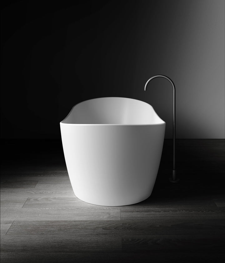 Kaskade Diane Freestanding Oval Stone Bath 1625mm