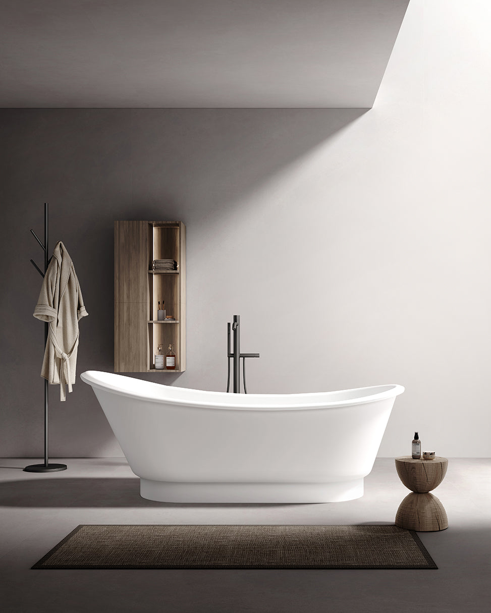 Kaskade Naomi Slipper Stone Bath 1700mm