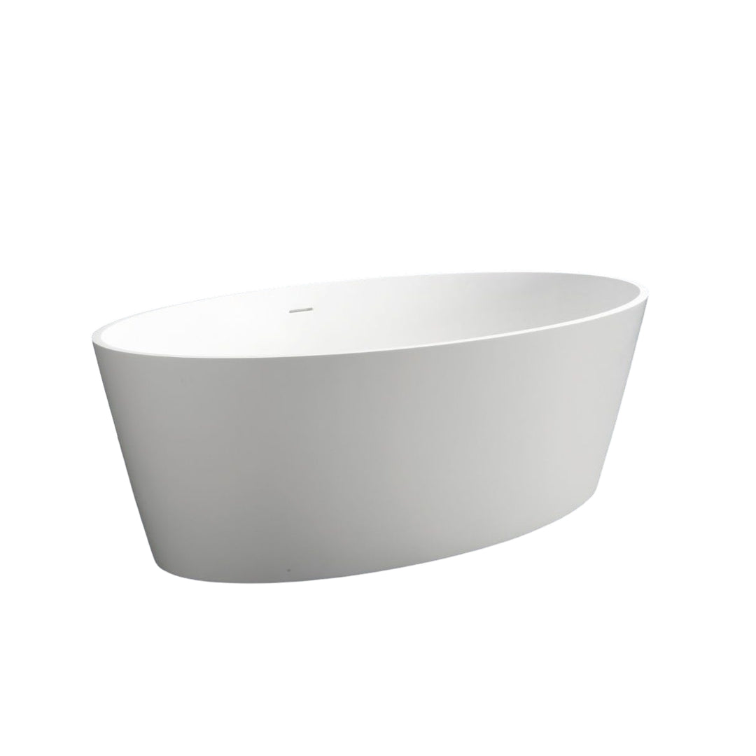 Kaskade Lyka VX15-1600 Freestanding Oval Stone Bath - Design 10