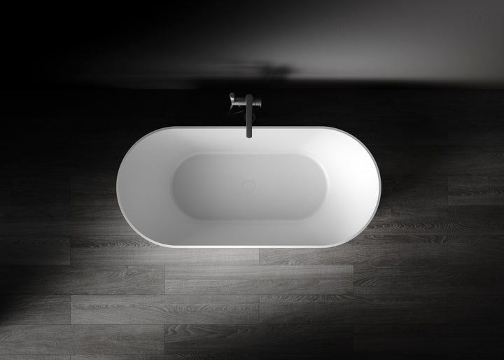 Kaskade Monroe Fluted Freestanding Stone Bath