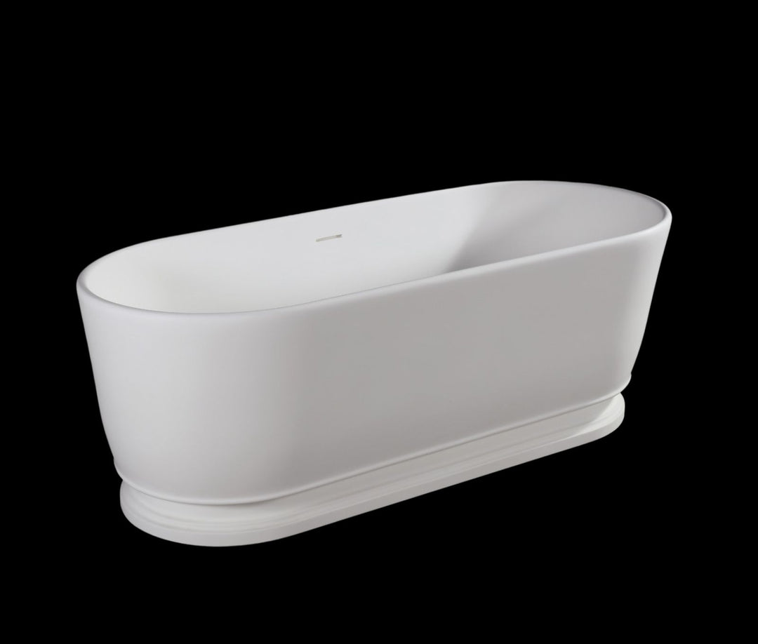Kaskade Pearl Freestanding Stone Bath 1600mm