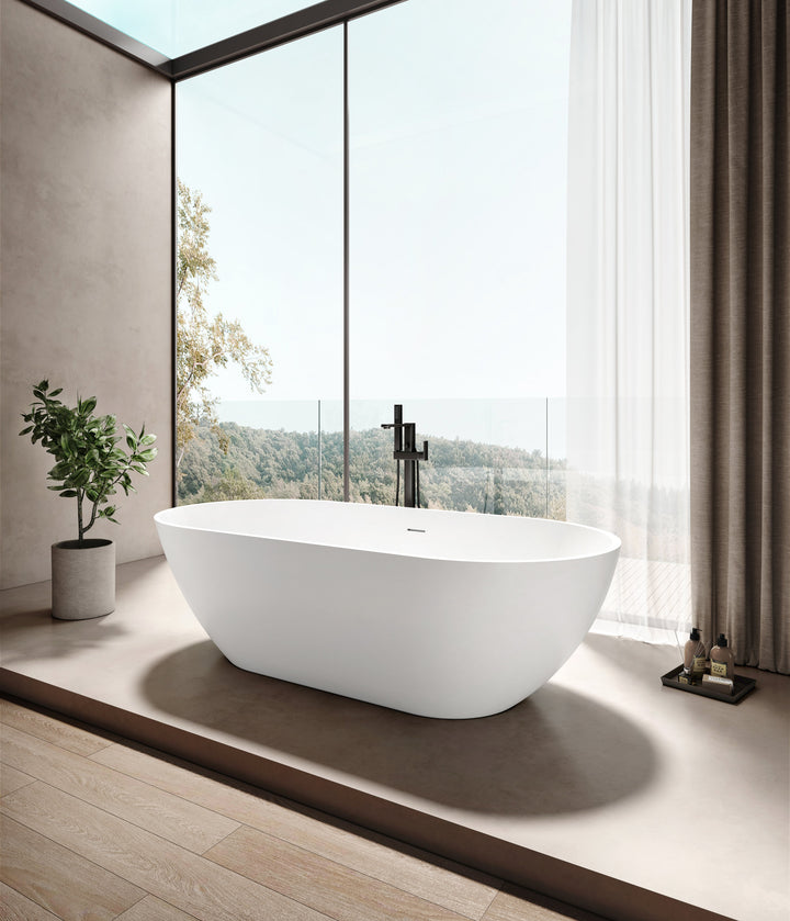 Kaskade Aveo MKII Freestanding Stone Bath 1600mm