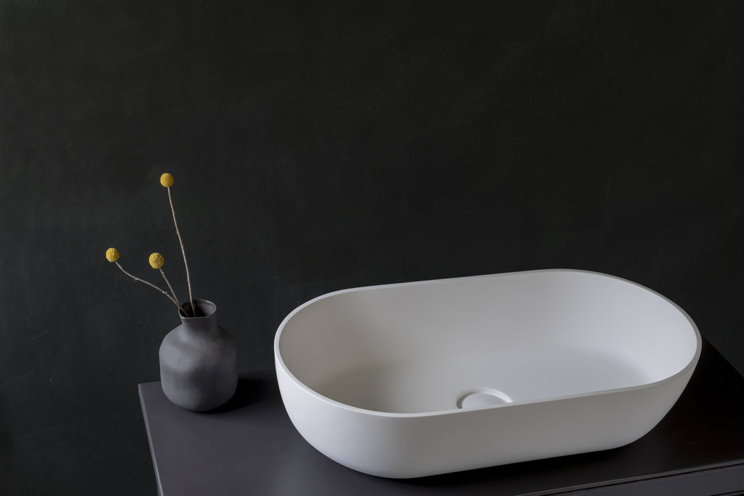 Kaskade Lucia VXA12 Oval Above Counter Stone Basin