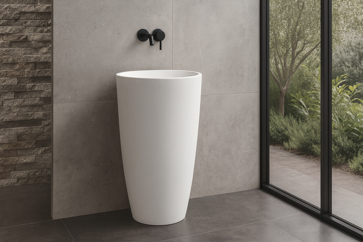 Kaskade London Freestanding Stone Basin