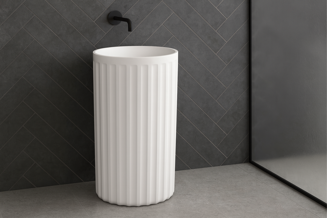 Kaskade Norma-Jeane Freestanding Stone Basin