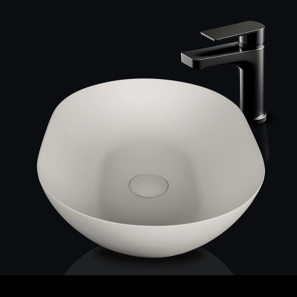 Kaskade VXA24 Oval Above Counter Stone Basin - Design 10