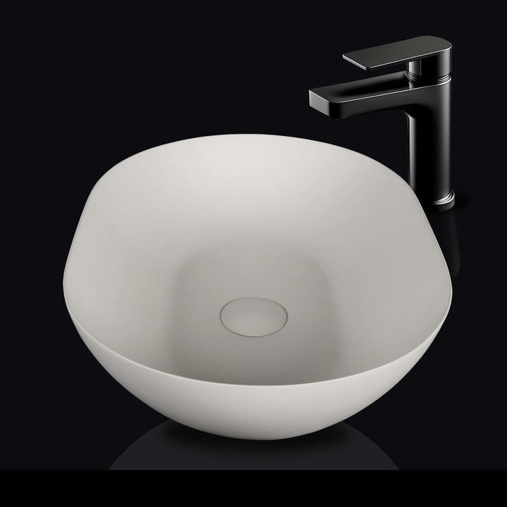 Kaskade VXA24 Oval Above Counter Stone Basin - Design 10